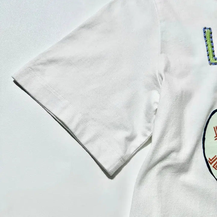[SOLD OUT] [여M-L] 랑방 컬렉션 비딩 프린트 반팔 티셔츠