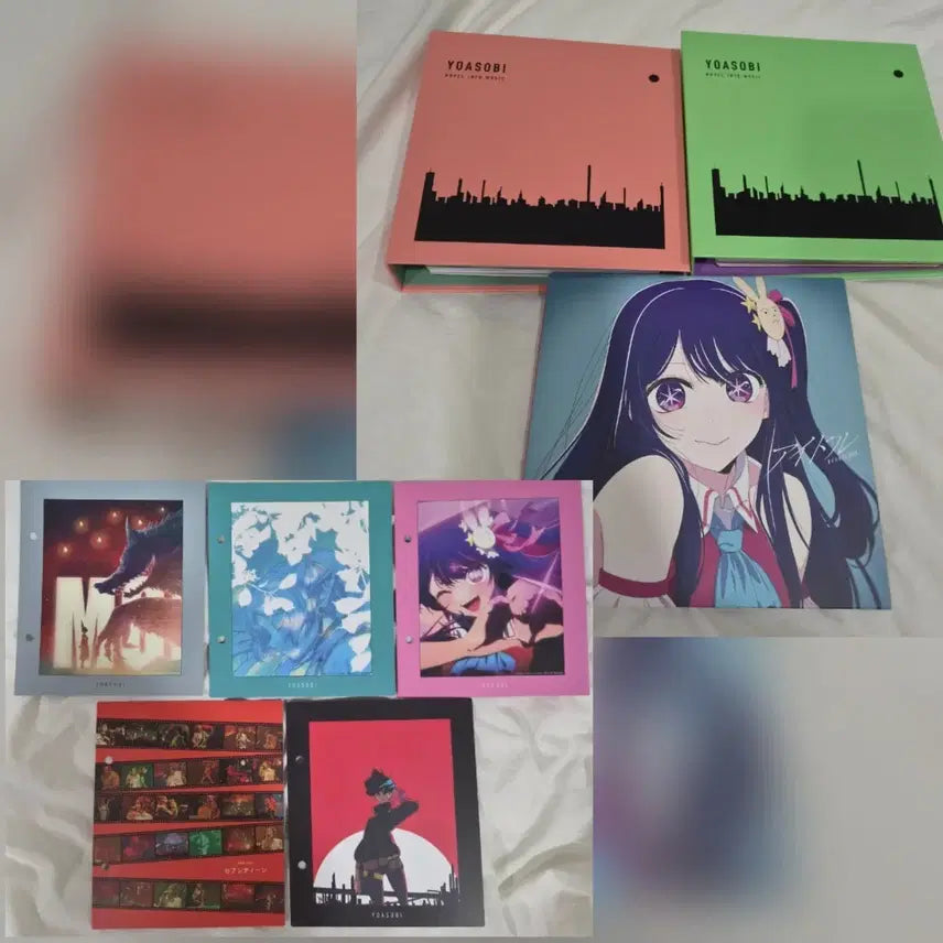 [BUNJANG] YOASOBI Album Bundle Set / 요아소비 앨범 더 북1,2 아이돌 앨범, 특전 인덱스 5종 일괄
