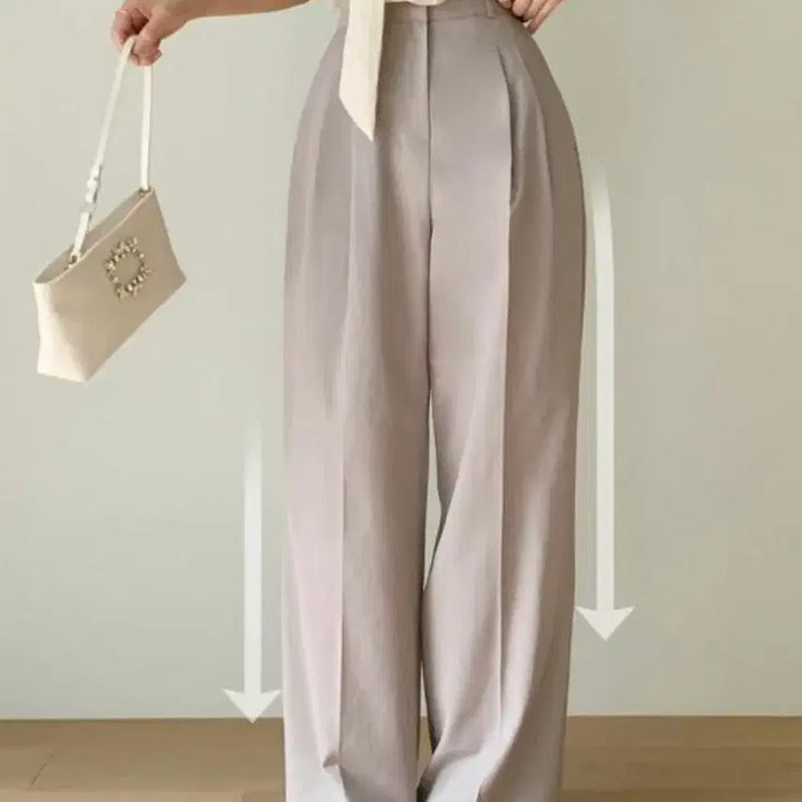 [BUNJANG] Pebit Linen Summer Slacks / 퍼빗 핀턱 린넨 썸머슬랙스