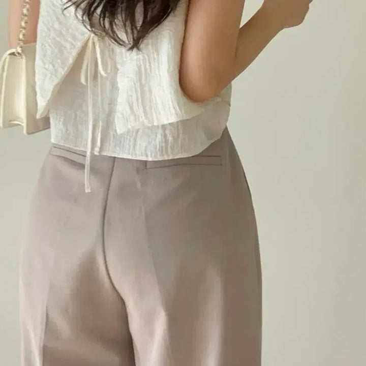 [BUNJANG] Pebit Linen Summer Slacks / 퍼빗 핀턱 린넨 썸머슬랙스