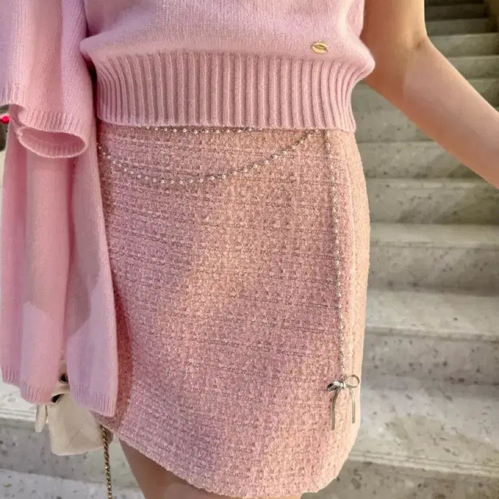 [BUNJANG] Lameroze Tweed Skirt / 라멜로즈 트위드 스커트 블리스민 드오브 로제드유 수입의류 부띠끄유