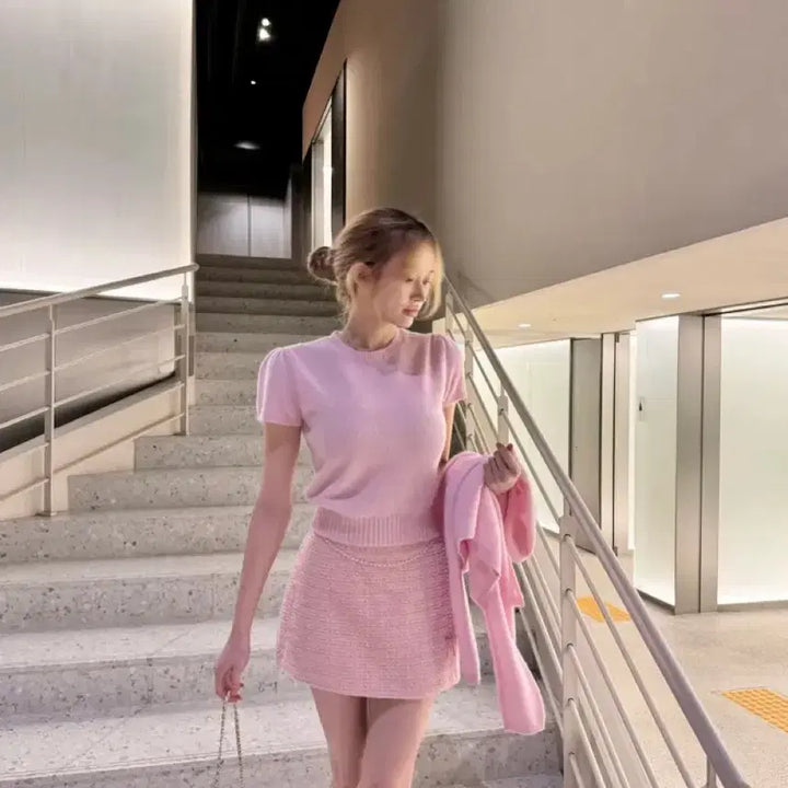 [BUNJANG] Lameroze Tweed Skirt / 라멜로즈 트위드 스커트 블리스민 드오브 로제드유 수입의류 부띠끄유