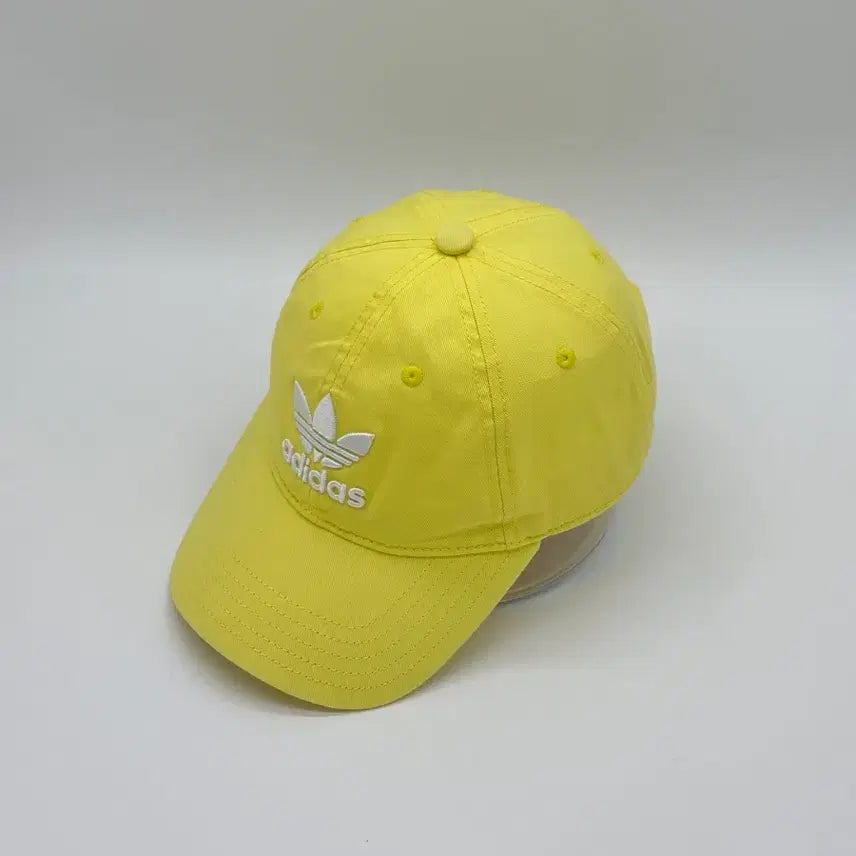 [BUNJANG] Adidas Logo Yellow Ball Cap / [F] 아디다스 로고 옐로우 볼캡 모자
