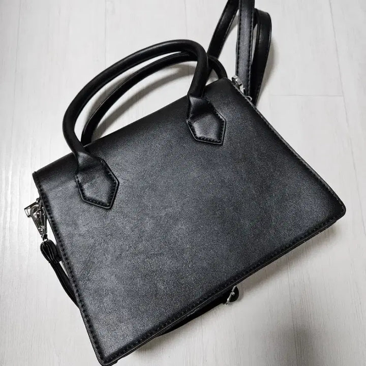 [BUNJANG] Black Tote &amp; Crossbody Bag / (새상품)블랙 토트&amp;크로스백