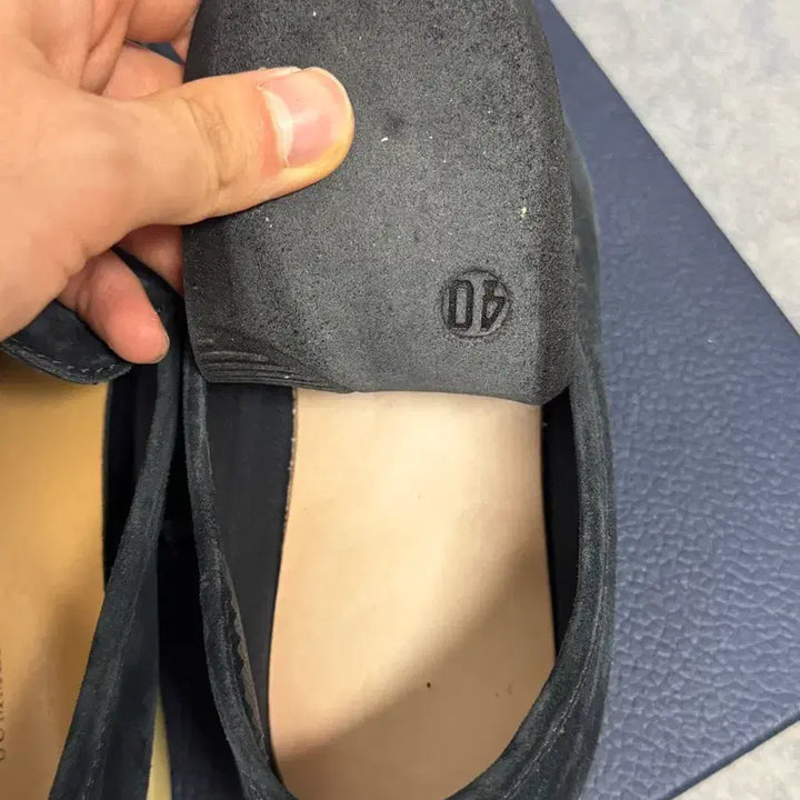 [BUNJANG] Loro Piana Summer Walk Suede Loafer Navy (Size 40) / 로로피아나 썸머워크 스웨이드 로퍼 네이비 40