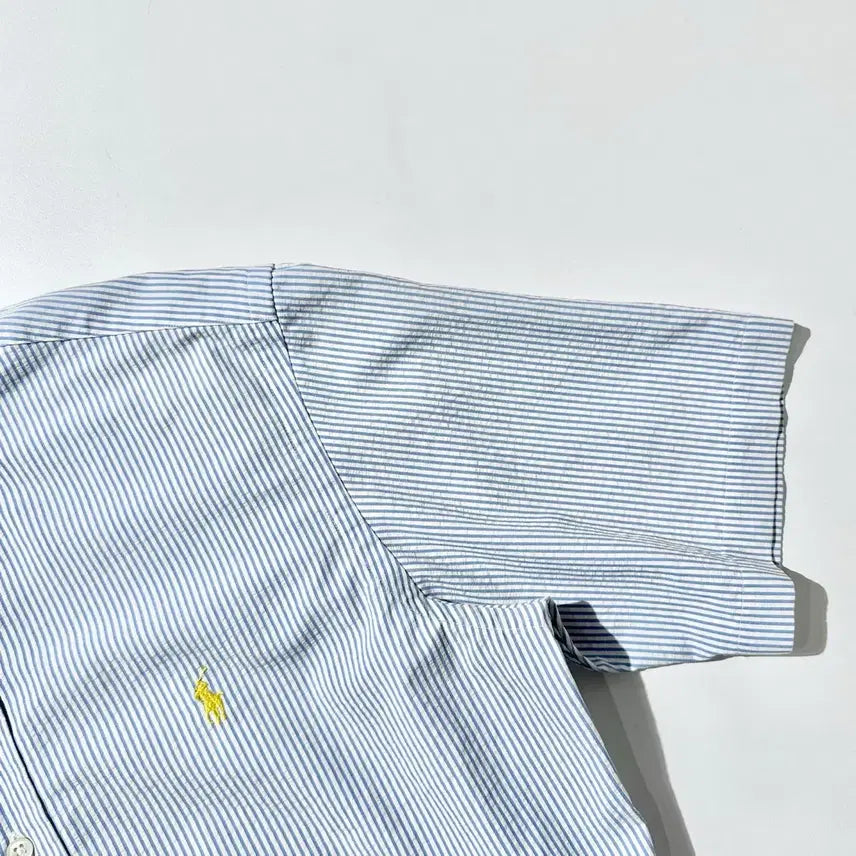 [SOLD OUT] [S-M] 폴로 랄프로렌 시어서커 스트라이프 반팔 셔츠