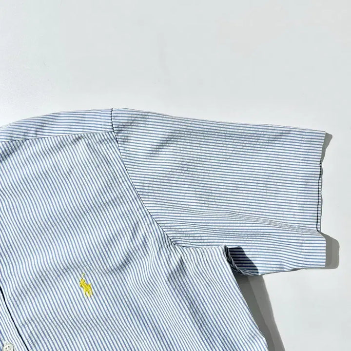 [SOLD OUT] [S-M] 폴로 랄프로렌 시어서커 스트라이프 반팔 셔츠