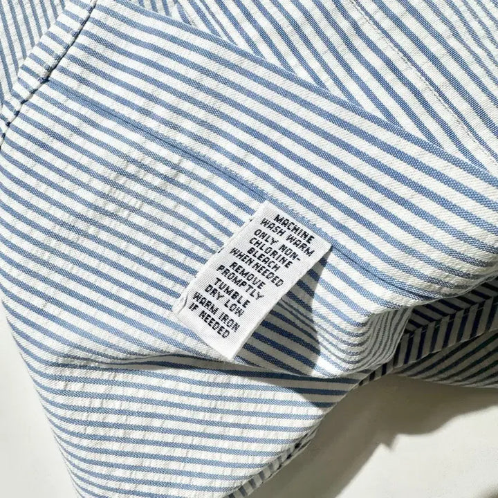[SOLD OUT] [S-M] 폴로 랄프로렌 시어서커 스트라이프 반팔 셔츠