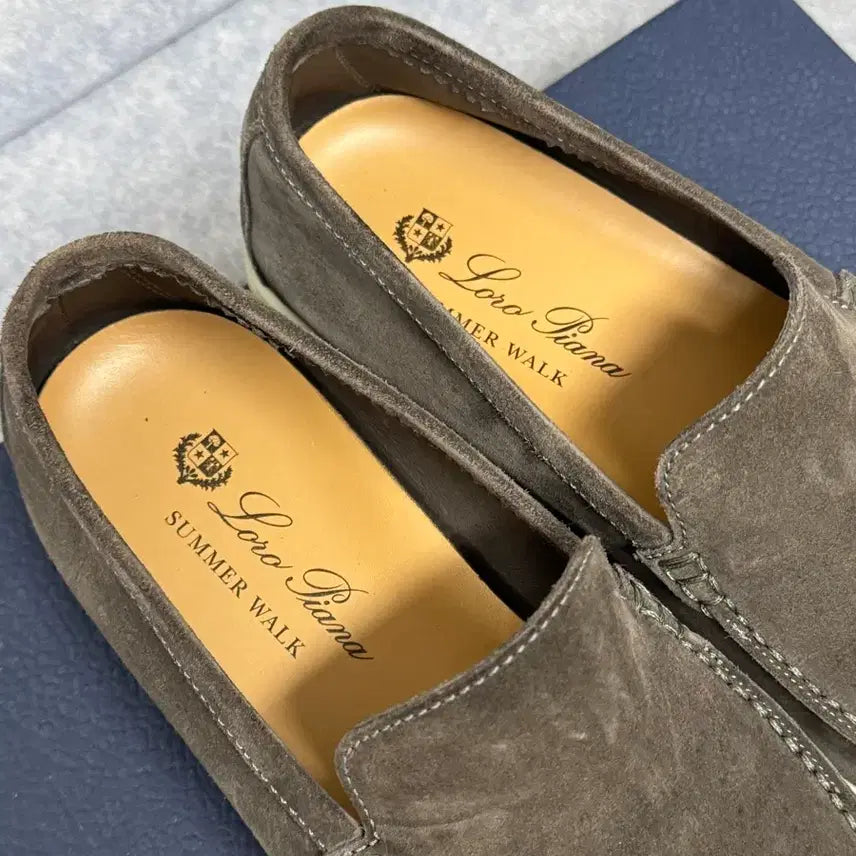 [BUNJANG] Loro Piana Summer Walk Suede Loafer / 로로피아나 썸머워크 스웨이드 로퍼 브라운 40