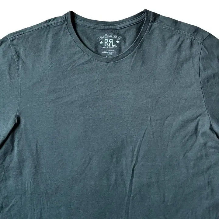 [BUNJANG] RRL Basic Round Neck Short Sleeve T-shirt / RRL 더블알엘 베이직 라운드넥 반팔 티셔츠