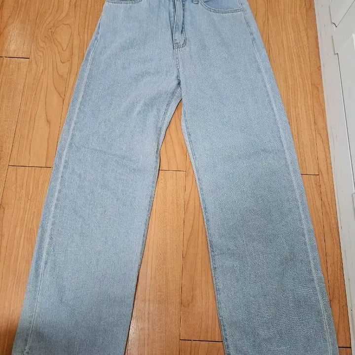 [SOLD OUT] 연청 와이드 데님 팬츠