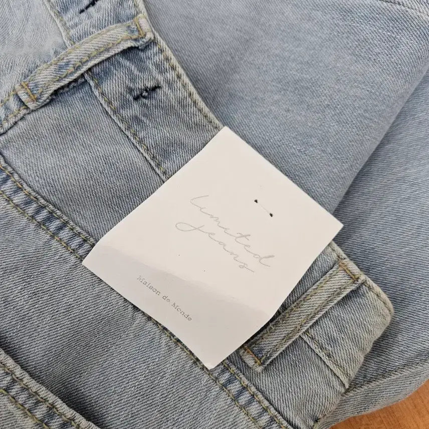 [SOLD OUT] 연청 와이드 데님 팬츠