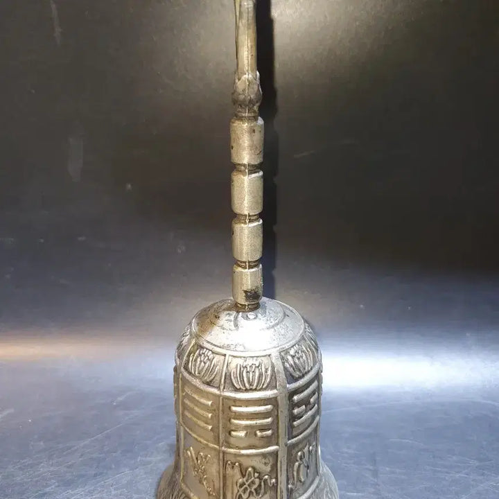 [BUNJANG] White Copper Trident Ritual Bell / 백동 삼지창 요령