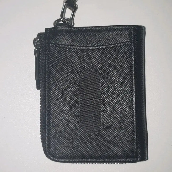 [BUNJANG] STCO Leather Card Coin Necklace Wallet / STCO 카드 동전 목걸이 지갑