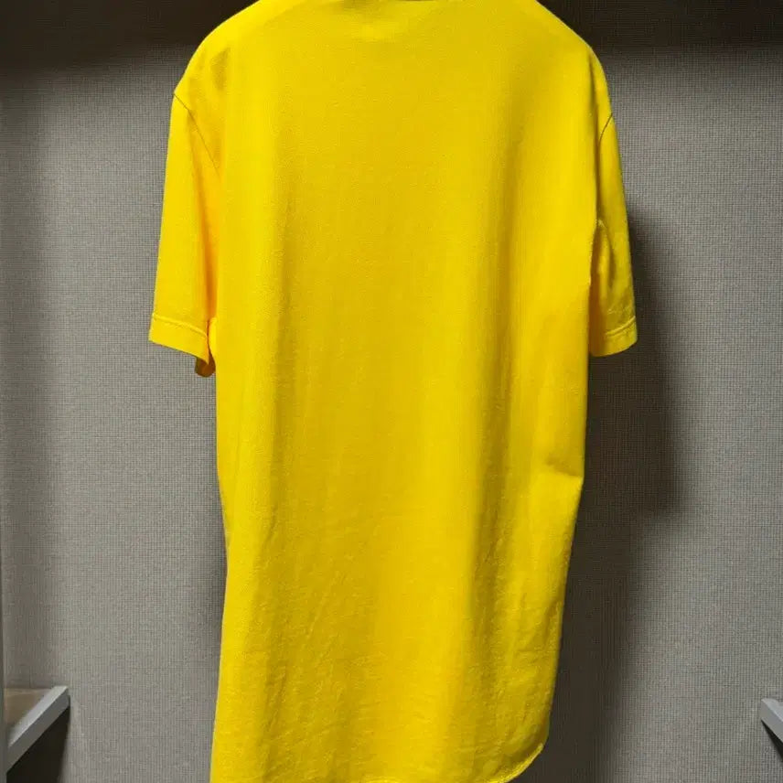 [BUNJANG] Loro Piana Cotton Polo Shirt Yellow L / 로로피아나 코튼 반팔 카라티셔츠 옐로우 L