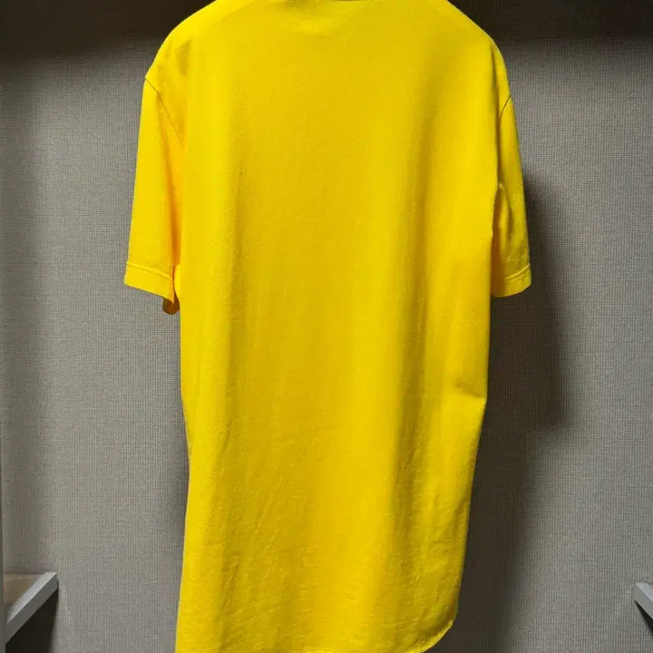 [BUNJANG] Loro Piana Cotton Polo Shirt Yellow L / 로로피아나 코튼 반팔 카라티셔츠 옐로우 L