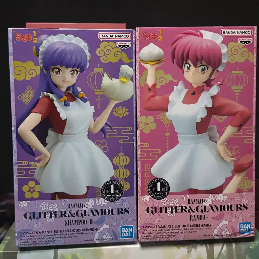 [BUNJANG] Ranma 1/2 Shampoo &amp; Ranma Figure Set / 새상품)란마 .샴푸 2종 피규어 판매