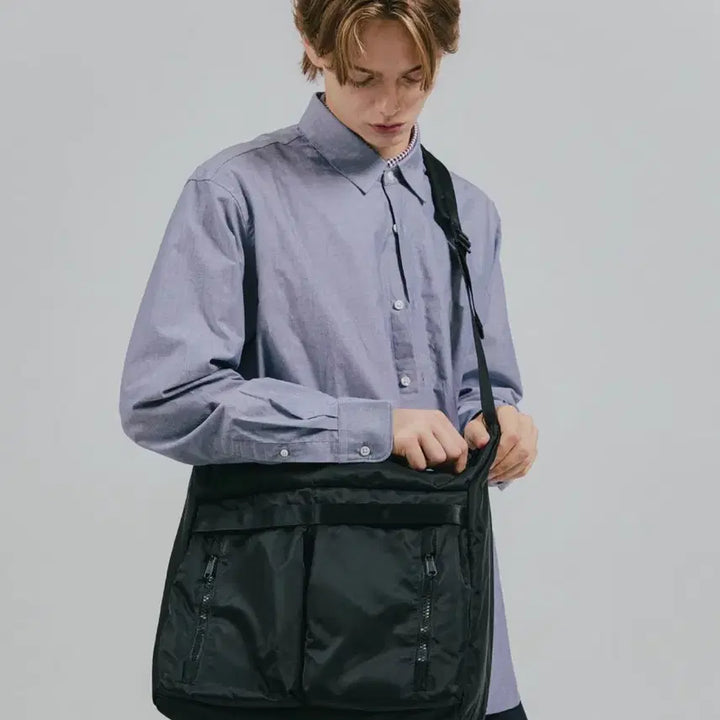 [BUNJANG] Baepril DF Tag Messenger Bag / 베이프릴 DF 태그 메신저백 / 새상품