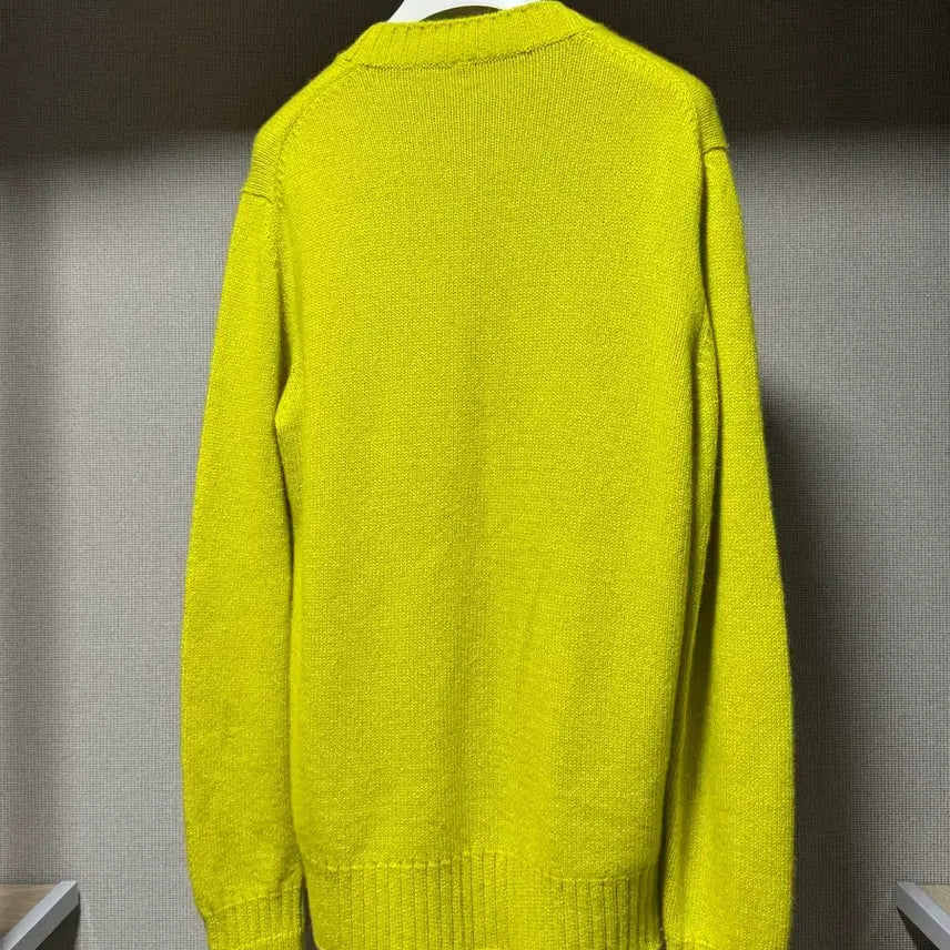 [BUNJANG] Loro Piana Baby Cashmere Knit Sweater Lemon / 로로피아나 베이비 캐시미어 니트 스웨터 레몬 46