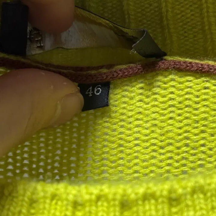 [BUNJANG] Loro Piana Baby Cashmere Knit Sweater Lemon / 로로피아나 베이비 캐시미어 니트 스웨터 레몬 46