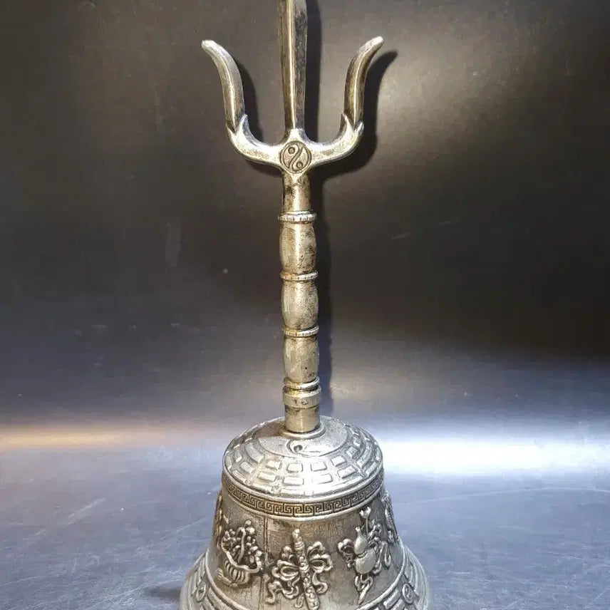 [BUNJANG] Brass Auspicious Pattern Vajra Bell / 백동 길상문 금강령