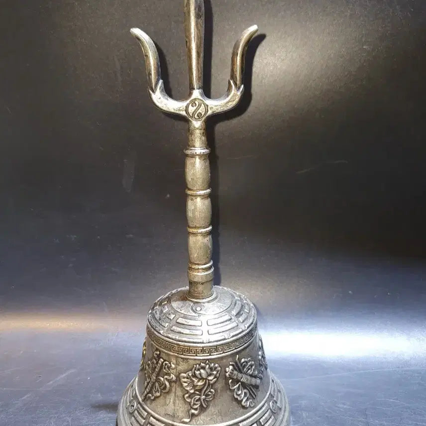 [BUNJANG] Brass Auspicious Pattern Vajra Bell / 백동 길상문 금강령