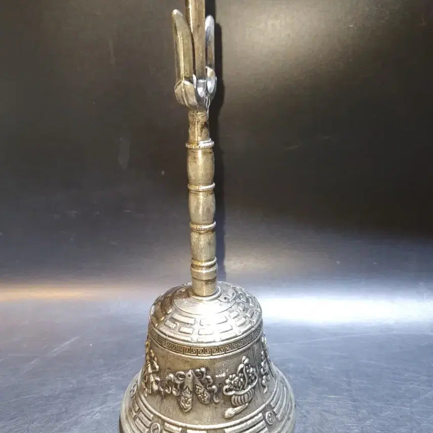 [BUNJANG] Brass Auspicious Pattern Vajra Bell / 백동 길상문 금강령