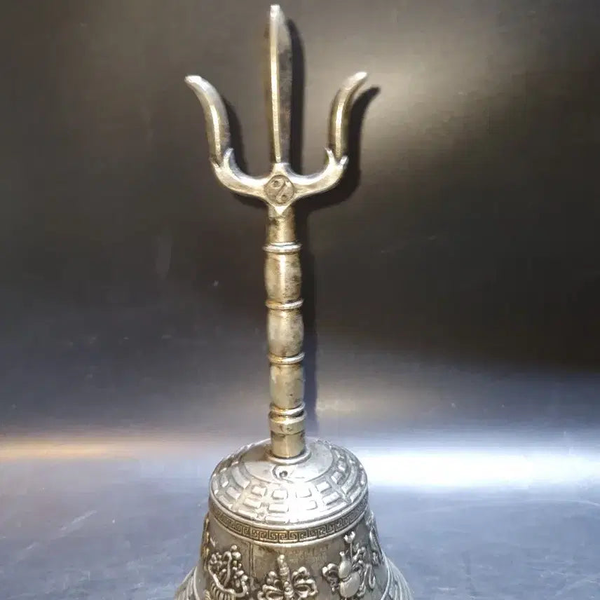 [BUNJANG] Brass Auspicious Pattern Vajra Bell / 백동 길상문 금강령