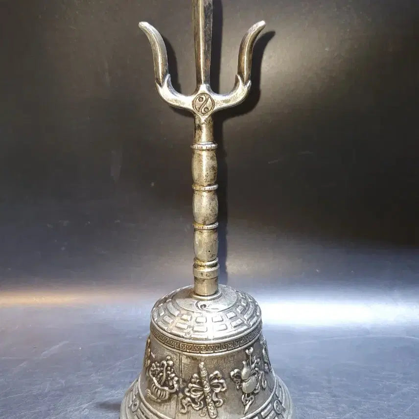 [BUNJANG] Brass Auspicious Pattern Vajra Bell / 백동 길상문 금강령