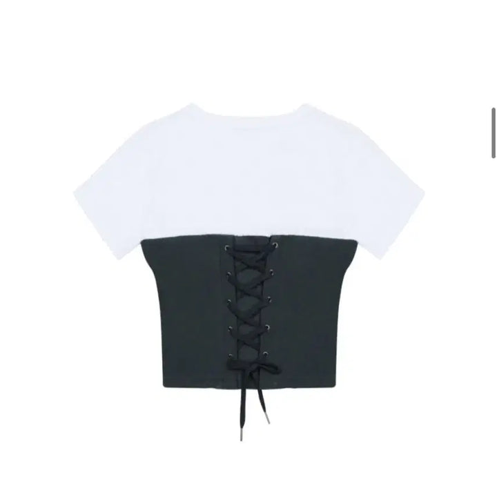 [SOLD OUT] 쓰리투에이티 코르셋 레이어드 티 F 차콜