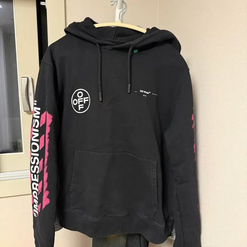 [BUNJANG] Off-White Back Arrow Hoodie / {A/m} 오프화이트 백애로우 후드티