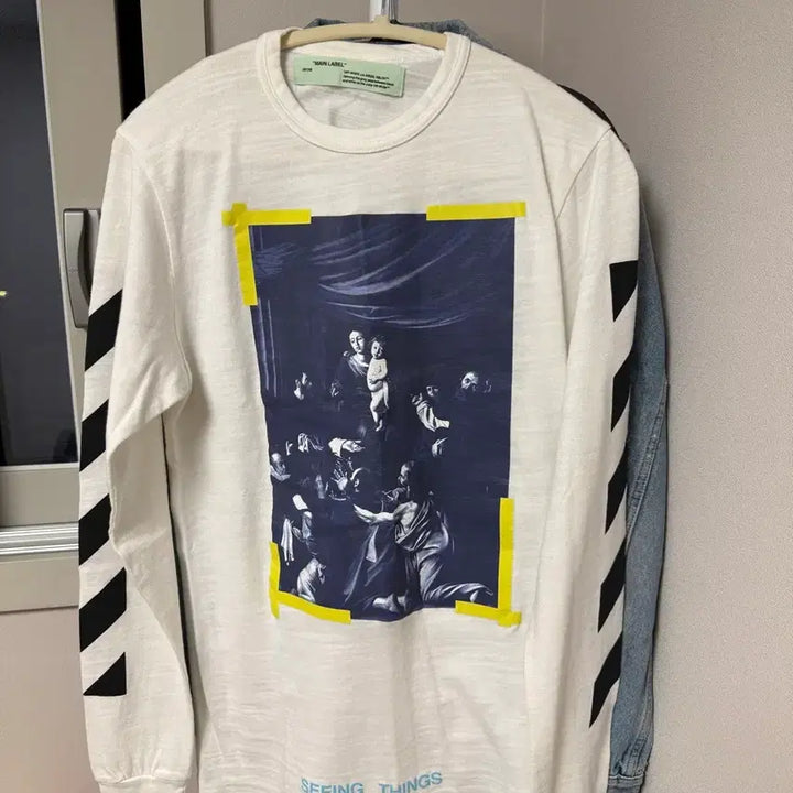 [BUNJANG] Off-White Caravaggio Long Sleeve / {A+/s} 오프화이트 카라바조 롱슬리브