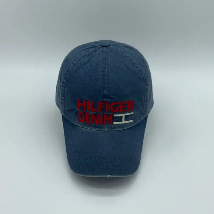 [BUNJANG] Tommy Hilfiger Denim Washed Ball Cap / [M-L] 타미힐피거 데님 워싱 볼캡 모자