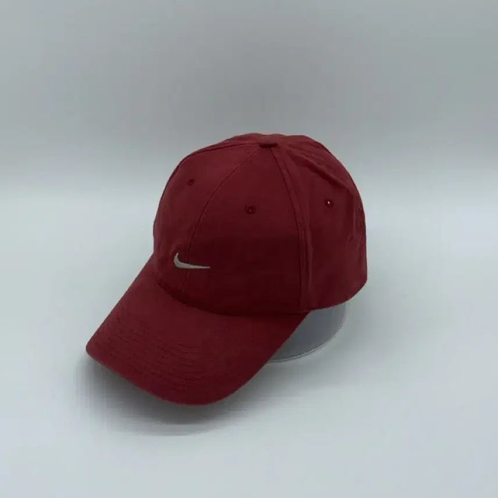 [BUNJANG] Nike Vintage Dark Red Logo Ball Cap / [M-L] 00s 나이키 로고 다크레드 볼캡 모자 빈티지