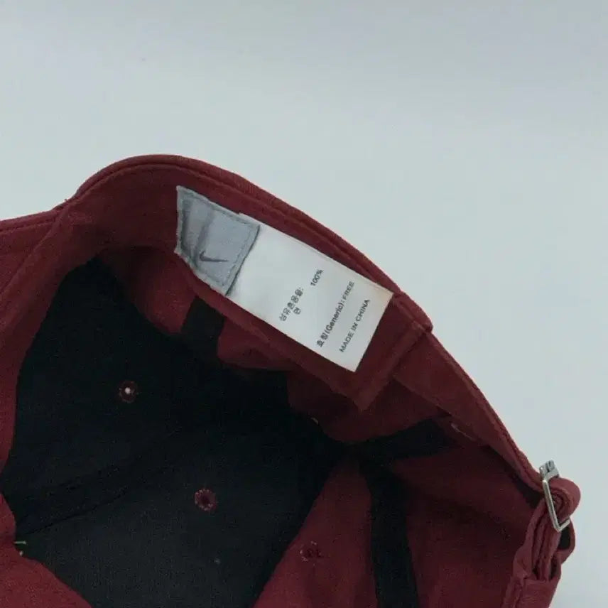 [BUNJANG] Nike Vintage Dark Red Logo Ball Cap / [M-L] 00s 나이키 로고 다크레드 볼캡 모자 빈티지