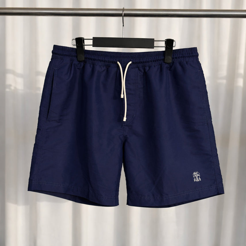 [BUNJANG] Brunello Cucinelli Embroidered Logo Swim Shorts / 브루넬로 쿠치넬리 자수 로고 스윔 숏팬츠