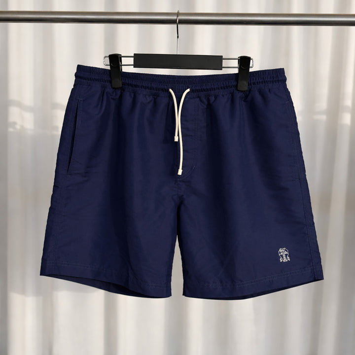 [BUNJANG] Brunello Cucinelli Embroidered Logo Swim Shorts / 브루넬로 쿠치넬리 자수 로고 스윔 숏팬츠