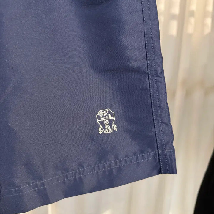 [BUNJANG] Brunello Cucinelli Embroidered Logo Swim Shorts / 브루넬로 쿠치넬리 자수 로고 스윔 숏팬츠