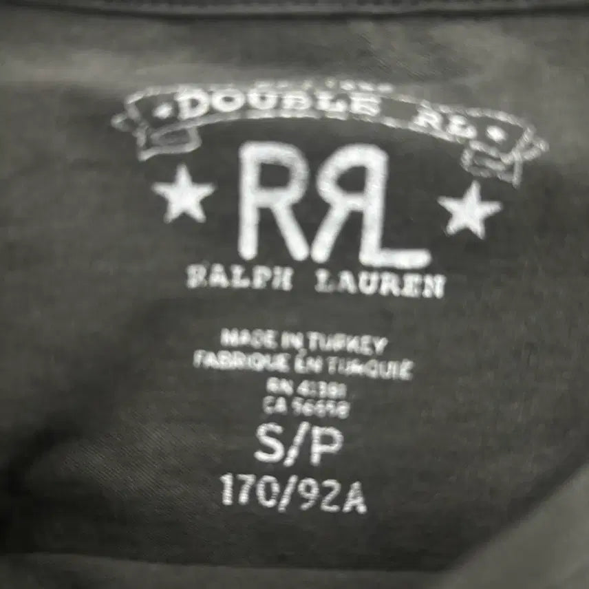 [BUNJANG] RRL Basic Cotton Logo Short Sleeve T-shirt / RRL 더블알엘 베이직 코튼 로고 반팔 티셔츠
