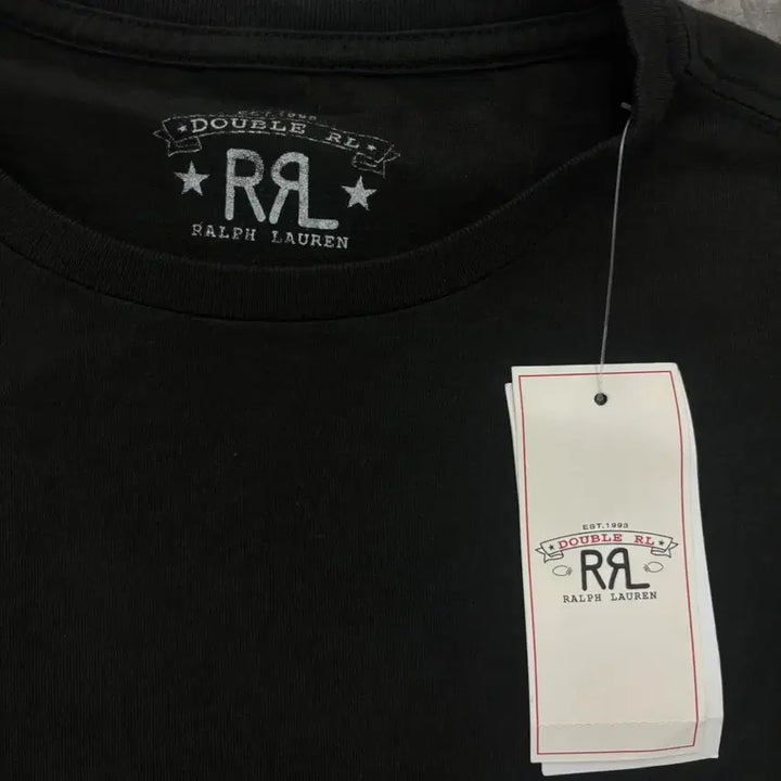 [BUNJANG] RRL Basic Cotton Logo Short Sleeve T-shirt / RRL 더블알엘 베이직 코튼 로고 반팔 티셔츠