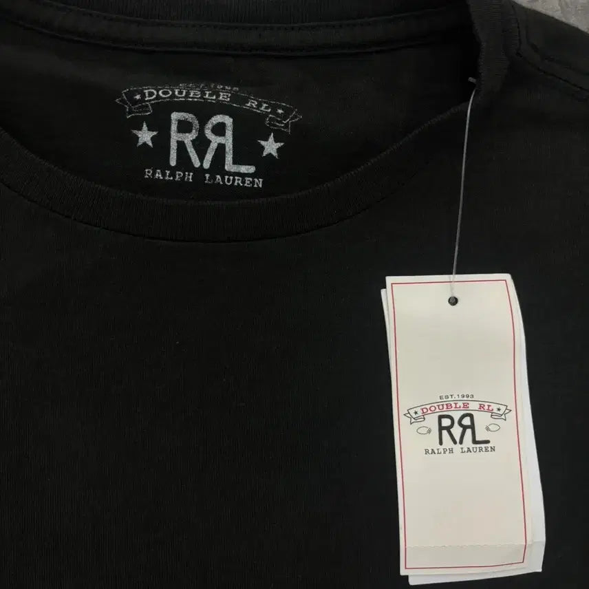 [BUNJANG] RRL Basic Cotton Logo Short Sleeve T-shirt / RRL 더블알엘 베이직 코튼 로고 반팔 티셔츠