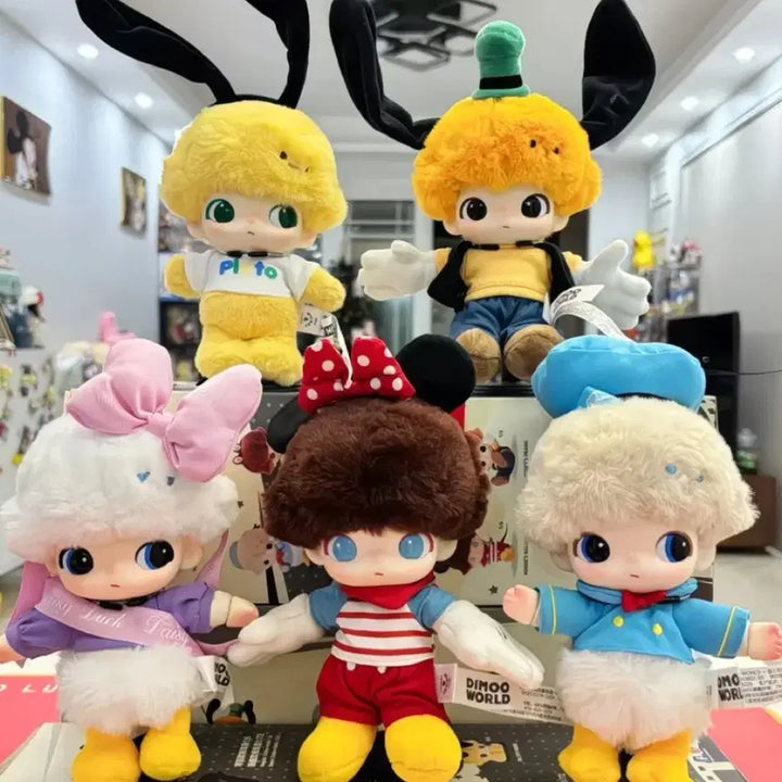 [BUNJANG] POP MART Dimoo World Mickey Mouse Plush Keyring / 팝마트 디무월드 미키 플러쉬 키링