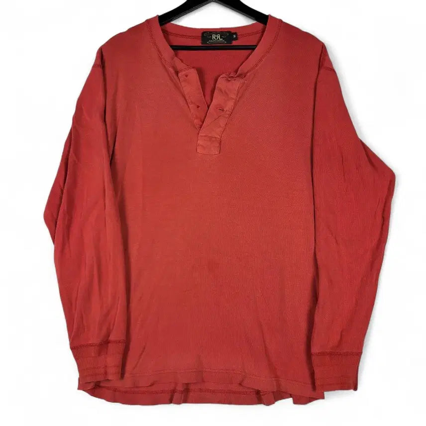 [BUNJANG] RRL Basic Knit Henley Neck T-shirt / RRL 더블알엘 베이직 니트 헨리넥 티셔츠