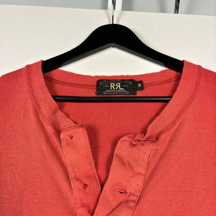 [BUNJANG] RRL Basic Knit Henley Neck T-shirt / RRL 더블알엘 베이직 니트 헨리넥 티셔츠