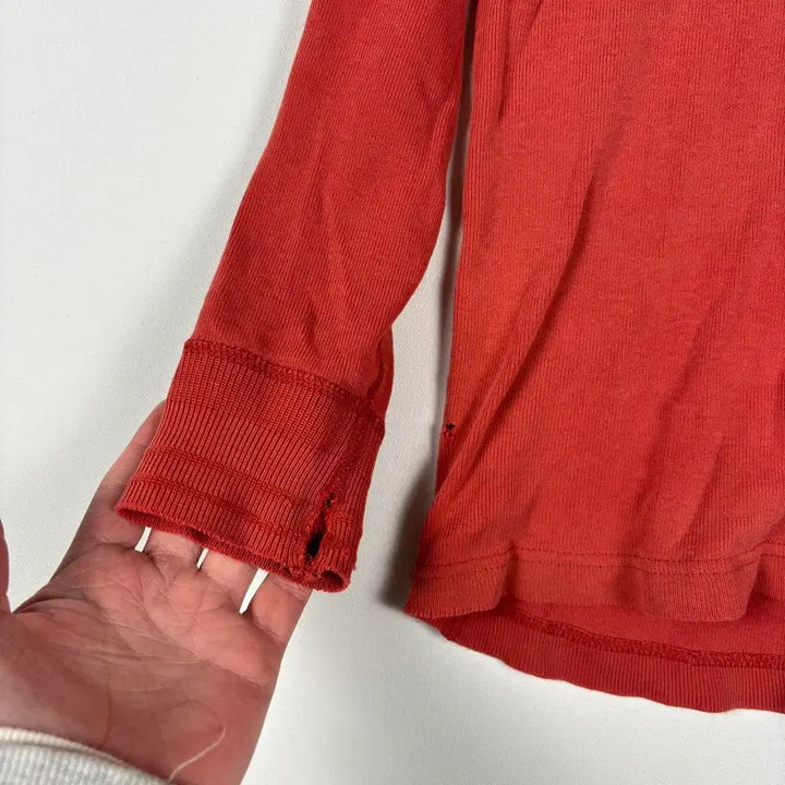 [BUNJANG] RRL Basic Knit Henley Neck T-shirt / RRL 더블알엘 베이직 니트 헨리넥 티셔츠
