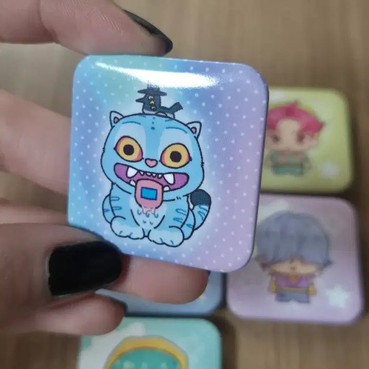 [BUNJANG] KDH Lion Boys Pin Badge Set / 케데헌 사자보이즈 핀뱃지 양도