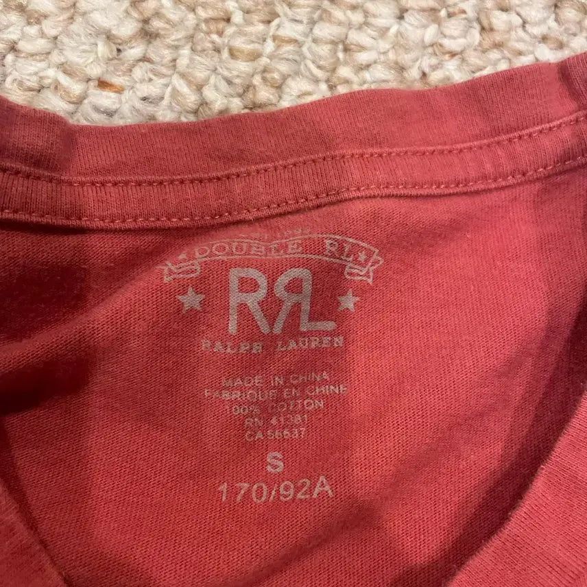 [BUNJANG] RRL Graphic Logo Cotton T-shirt / RRL 더블알엘 그래픽 로고 코튼 티셔츠