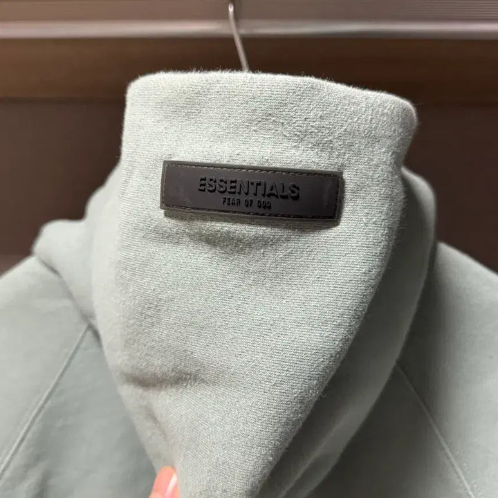 [BUNJANG] Fear of God Essentials Hoodie Mint Gray S / 에션셜 피어오브갓 후드티 민트 그레이 S