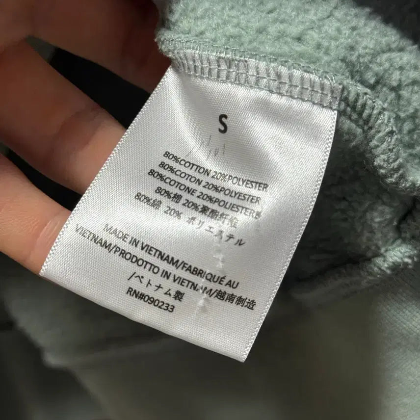 [BUNJANG] Fear of God Essentials Hoodie Mint Gray S / 에션셜 피어오브갓 후드티 민트 그레이 S