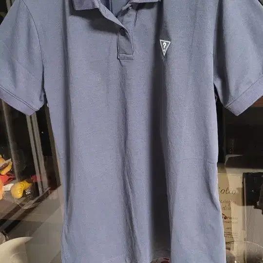 [BUNJANG] Guess Functional Short Sleeve Polo Shirt (Dark Gray) - Size S / 미사용새상품)) 게스 기능성 반팔 폴로티 S